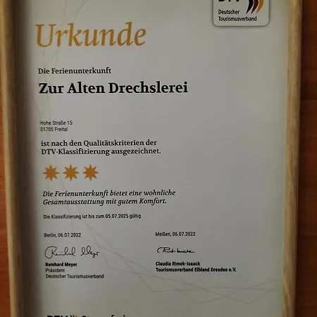 Apartment Zur Alten Drechslerei Freital